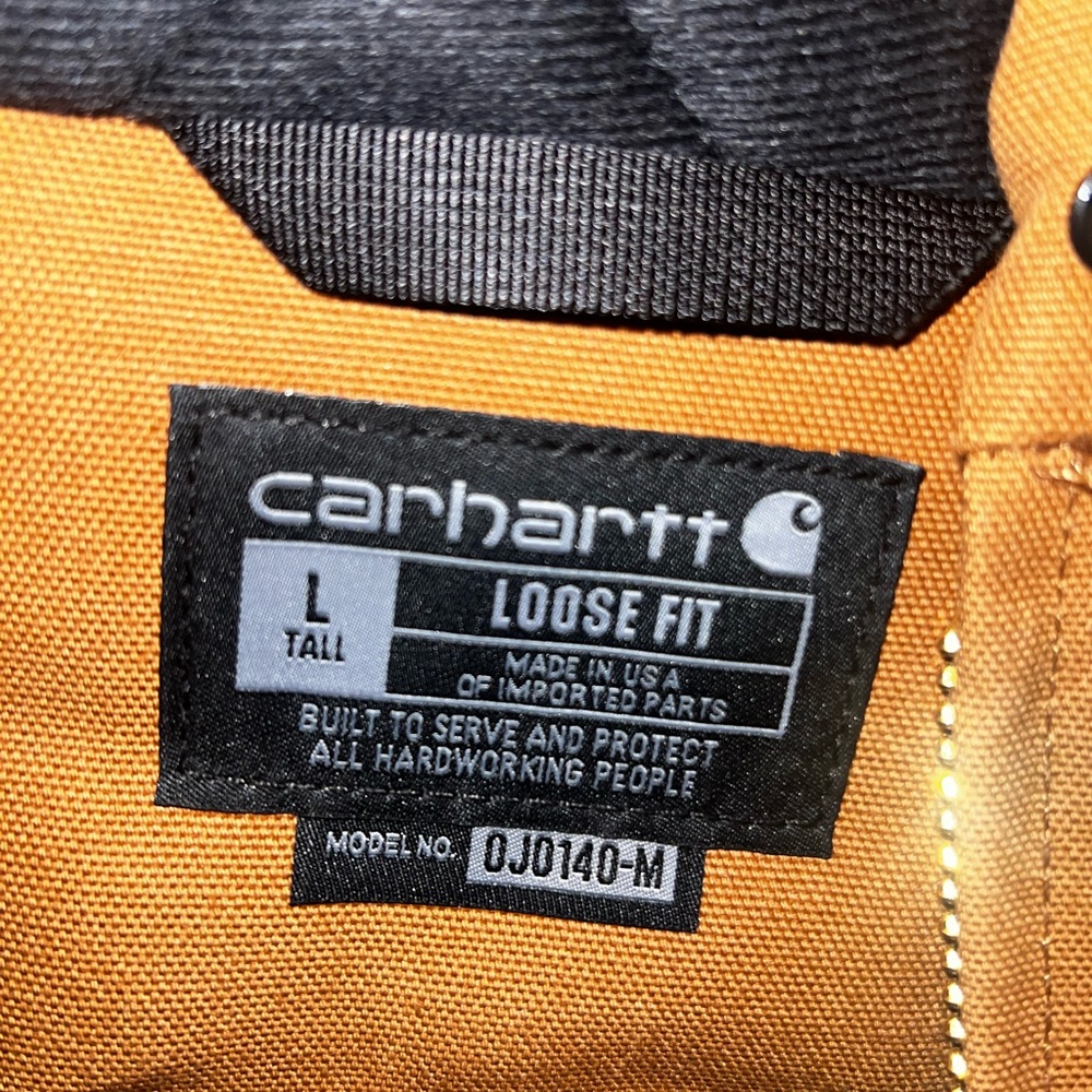 Carhartt Men's Tan Hooded Performance Jacket - Picture 2 of 2